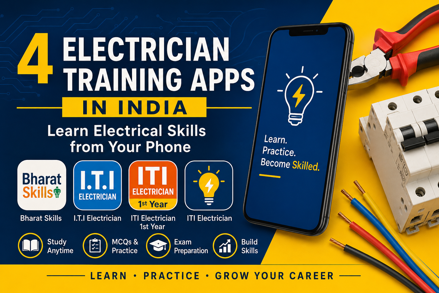 4 Electrician Training Apps in India - Learn Electrical Skills from Your Phone