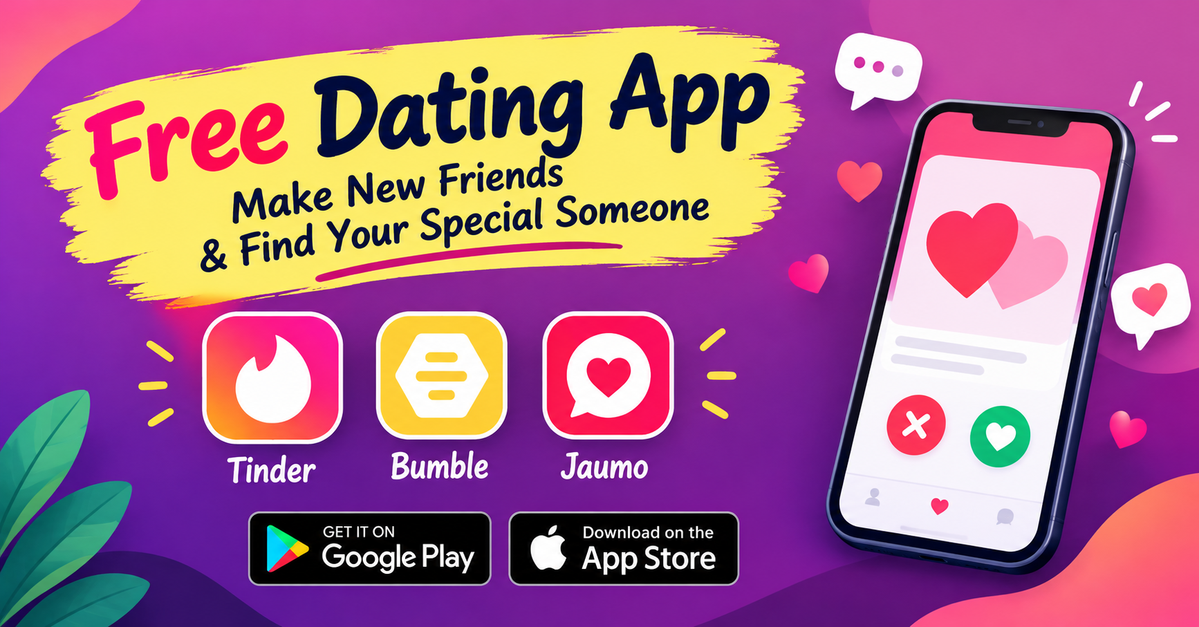 Best Free Dating Apps in India - Tinder, Bumble and Jaumo